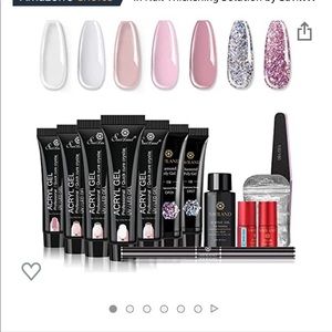 seven color nude poly gel kit